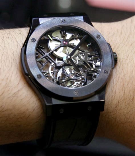 hublot skeleton tourbillon watch|Hublot skeleton price.